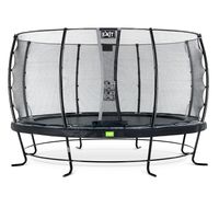 EXIT Elegant Trampolin ø427cm mit Economy Sicherheitsnetz - schwarz