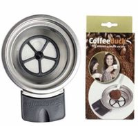 KF Nachfüllbarer Padhalter Ecopad Kaffeepadhalterung Coffeeduck Tee und Kaffee