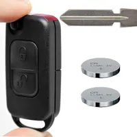 Schlüssel Gehäuse für Hyundai I10 I20 I30 IX35 I40, OTUAYAUTO Schlüssel mit  3 Tasten und Klappschlüssel