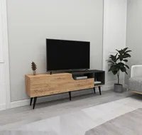 TV stolek Alba - Atlantic Pine, Anthracite, Atlantic Borovice, Antracitová