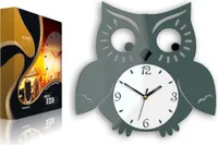 ModernClock, Wanduhr für Kinder Eule, Silent Wanduhr