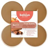 Bolsius Maxi-Lichte Apfel Zimt 8 Stück