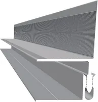 Konsta Wandabschluss Aluminium 2500x40x40 mm