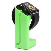 Urcover® Apple Watch Ständer Dockingstation Ladestation Stehendes Ladedock für 38mm und 42mm Apple Smartwatch Modelle Grün