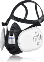 Dräger X-plore® 3500 Handwerker Halbmasken-Set inkl. Pure P3 Partikelfilter | Größen S/M/L | gegen Fein-Staub/Partikel |  Größe: L