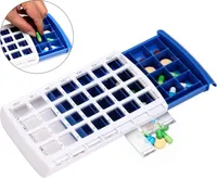DEUBA® Pillenbox 7 Tage Pillendose Medikamentenbox Tablettenbox Dosierer