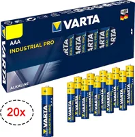 20x VARTA Industrial PRO Micro AAA LR03 LR 03 1,5V Alkalické baterie