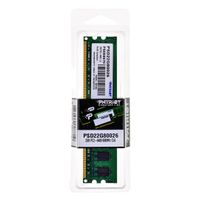 PATRIOT Memory 2GB PC2-6400 - 2 GB - 1 x 2 GB - DDR2 - 800 MHz - 240-pin DIMM