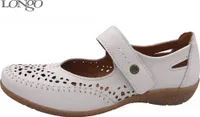 Longo Komfort Slipper Damen 333030313135 Weiß 36 EU
