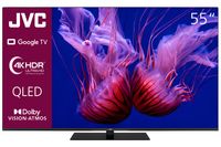 JVC LT-55VGQ8255 Google TV 55 Zoll QLED Fernseher (4K UHD Smart TV, HDR Dolby Vision, Dolby Atmos, Triple-Tuner)