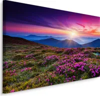 Fabelhafte Canvas LEINWAND BILDER 120x80 cm XXL Kunstdruck Natur Berge Landschaft