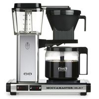 Moccamaster KBG Select Leštený strieborný plnoautomatický kávovar s filtrom 1,25 l