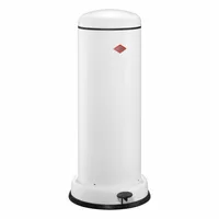 WESCO 134731-01 BIG BASEBOY 30 Odpadkový kôš v bielej farbe s objemom 30 litrov / Pedálový kôš / Odpadkový kôš