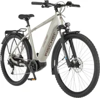 FISCHER E-Bike Pedelec ATB TERRA 4.0i, Rahmenhöhe 55 cm, 28 Zoll, Akku 630 Wh, Mittelmotor, Kettenschaltung, LCD Display, graualuminium
