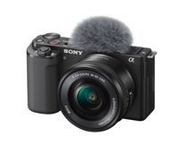 Sony α ZV-E10, 24,2 MP, 6000 x 4000 Pixel, CMOS, 4K Ultra HD, Touchscreen, Schwarz