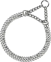 hundehalsband 54-62 cm Metall chrom