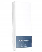 Prestieradlo, prestieradlo, mikrosatén, dobrá kvalita 180x200cm Biele