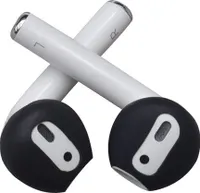 INF Silikonové chrániče sluchu pro AirPods 1/2 generace Černá