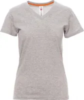 Damen T-Shirt "V-NECK LADY MELANGE" Corporate wear - Payper L