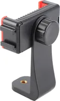 Adaptér na stativ telefonu, držák na stativ mobilního telefonu, držák na stativ smartphonu, 360° rotační klip na stativ telefonu, klip na stativ s držákem Cold Shoe, svorka na stativ mobilního telefonu