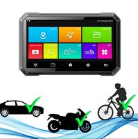TAFFIO Outdoor Motorrad Fahrrad 7" Touch Android Navi GPS Tablet Biketrip LKW 4G