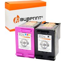 2 Druckerpatronen kompatibel für HP 302 XL black + color