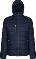 Regatta - Prešívaná pánska bunda "Navigate" LT228 (XL) (námornícka modrá/stredne šedá)