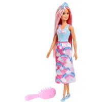 Barbie Dreamtopia Zauberhaar-Königreich Puppe (pinke Haare)