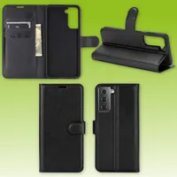 Wigento Smartphone-Hülle Für Samsung Galaxy S24 Ultra Tasche Wallet Premium  Schutz Hülle Cover