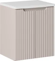 Waschtischunterschrank 50cm, kaschmir und weiß, NEWPORT-56-CASHMERE