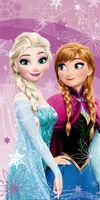 Disney Frozen Anna Elsa Ultra Soft Badetuch Strandtuch 100% Baumwolle - Groß 70x140 cm für Mädchen Schwimmen, Dusche & Pool