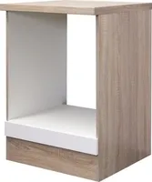 Kuchynská skrinka na vstavanú rúru Flex Well Valero šírka 60 cm biela vysoko lesklá