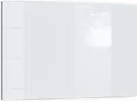 DEQORI Küchenrückwand Glas 60x40 cm 'Hellgrau' Spritzschutz Bad Rückwand Küche