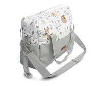 SENSILLO - Wickeltasche Kinderwagen Organizer - Kinderwagentasche mit Reißverschluss - Weiß