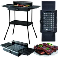 STEHENDER/TISCH-GRILL KALORIK GRB 3000 XL BBQ 6in1 2000W Barbecue Elektrisch Elektrogrill Partygrill Standgrill Schwarz