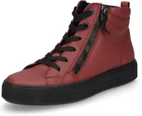 Ara Damen High Leder Sneaker rot 8,5