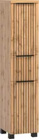 Midischrank - B 30 cm - 2 Türen - 1 Schublade - Schwarz - Wotan Eiche Nachbildung