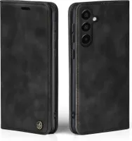 Handyhülle für Samsung Galaxy A16 / A16 5G Klapphülle Bookcase Flip Cover Handy Tasche Hülle Etui Farbe: Schwarz