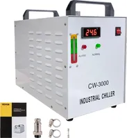 Przemysłowa chłodnica wody CW-3000AG Chłodnica rur laserowych CO2 9 L Chłodnica wody 50 W 220 V do chłodzenia szklanych rur CO2 10 l/min