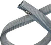 LogiLink Kabelschlauch mit Reißverschluss 2,0 m Durchmesser: 35 mm grau