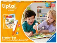 Tiptoi® Starter-Set: Stift und Bauernhof-Buch Ravensburger, Lernsystem für Kinder ab 4 Jahren, 00114