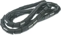 Kabel-Spiralschlauch, schwarz, 1,5m