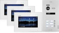 Video Türsprechanlage für 3 Familienhaus, 3x Monitore, Balter EVO