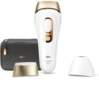 Braun Silk-Expert Pro 5 PL5140 IPL Haarentfernungsgerät, SkinPro 2.0 SensoAdapt - Weiß/Gold
