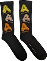 Aaliyah - Ponožky pre mužov/dámy unisex RO9520 (40,5 EU - 45,5 EU) (Black)