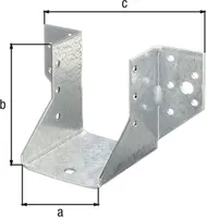 80 x 80mm Holzverbinder aussenliegend Balkenschuh aussen mit ETA Zulassung - verzinkt