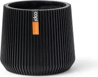 Capi Europe - Pot 'Groove' (16cm x 14cm, Zwart)