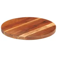 vidaXL Tischplatte Massivholz Palisander Rund 25-27 mm 40 cm