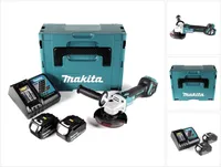 Akumulátorová úhlová bruska Makita DGA 511 RMJ 18V 125mm bezkartáčová + 2x baterie 4,0Ah + nabíječka + Makpac