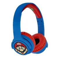 kopfhörer bluetooth Super Mario blau/rot junior